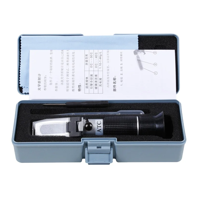 

Handheld Antifreeze Freezing Point Tester Freezing Point Detector Electrolyte Hydrometer Glass Water Concentration Meter