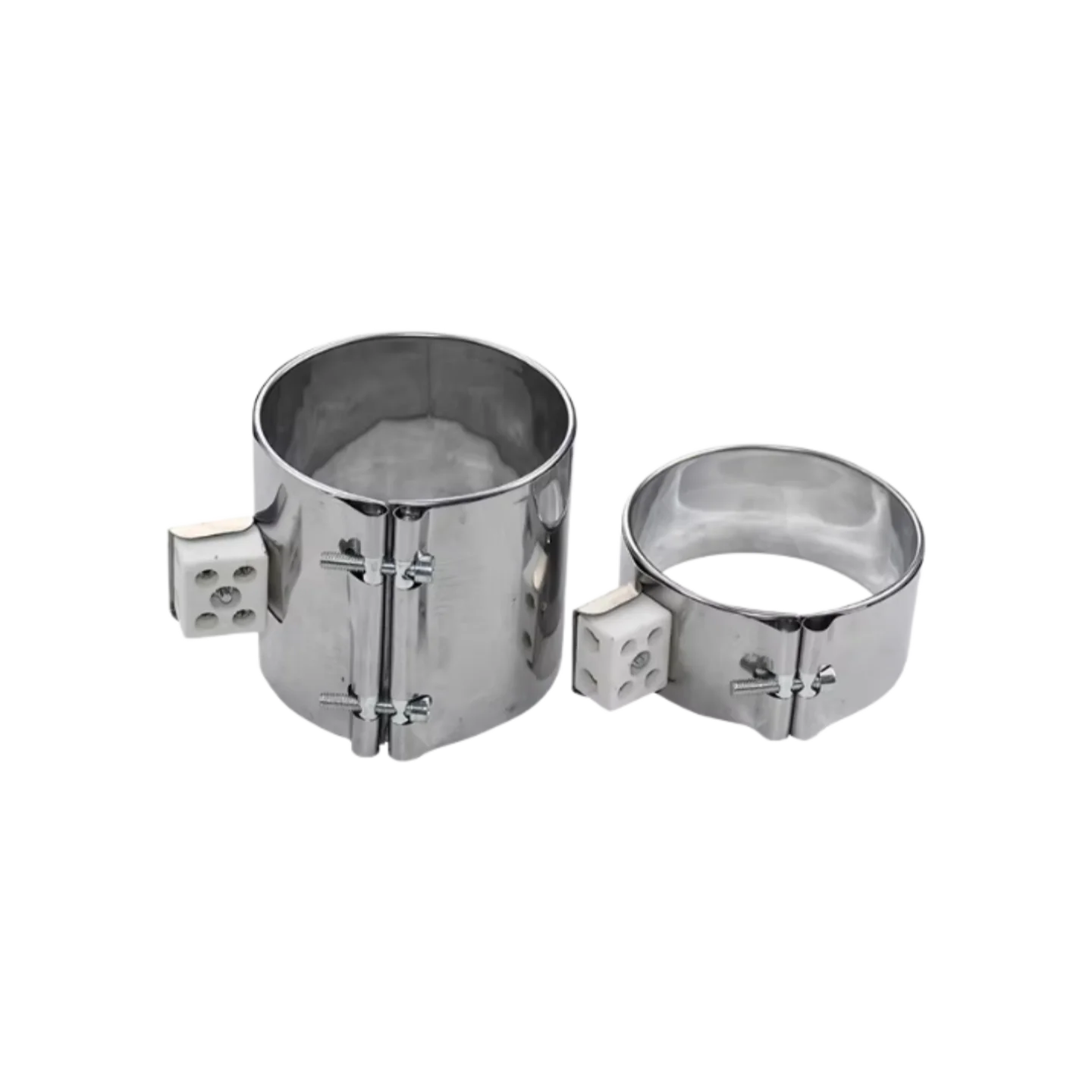 100mm ID Ceramic Band Heater 50/60/70/80mm Height Stainless Steel Electric Industrial Heating Element Wattage 300/320/340/360W