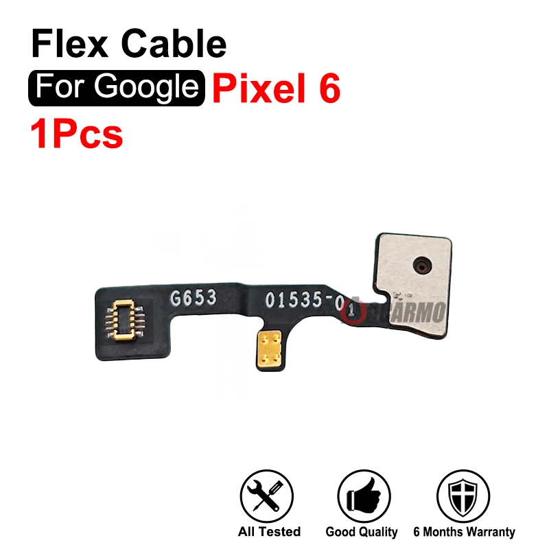 Dla Google Pixel 6 Top Mic Phone Flex mikrofon przewodowy części zamienne do naprawy