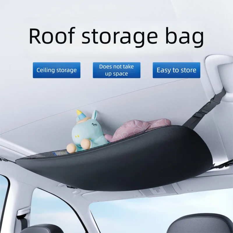 

Roof Bag Double Layer Organizer Car Door Handle Interior Accessories Multifunctional Storage