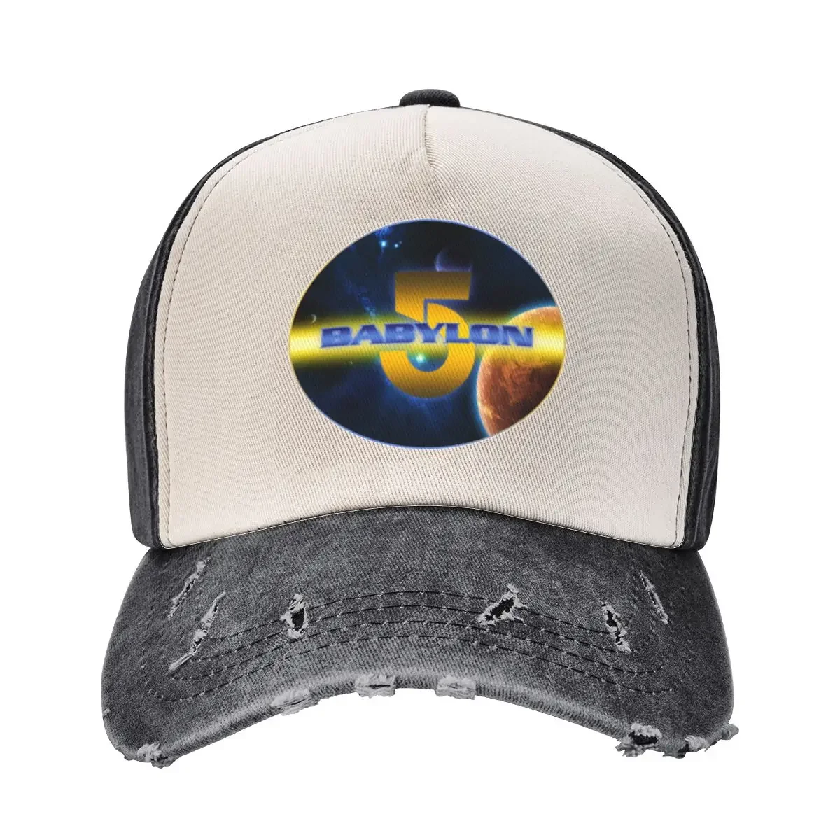 

Babylon Space Station 5 with Planets and Stars Baseball Cap Luxury Cap Winter hat Beach Women's Beach Outlet Men's