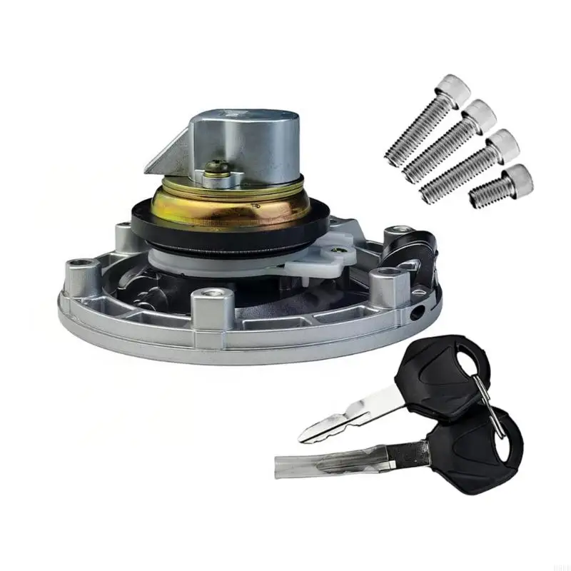 

Leak Resistant Metal Gas Cover Fast Installation Motorcycle Accessory Corrosion Resistant Outdoor Use H9EE