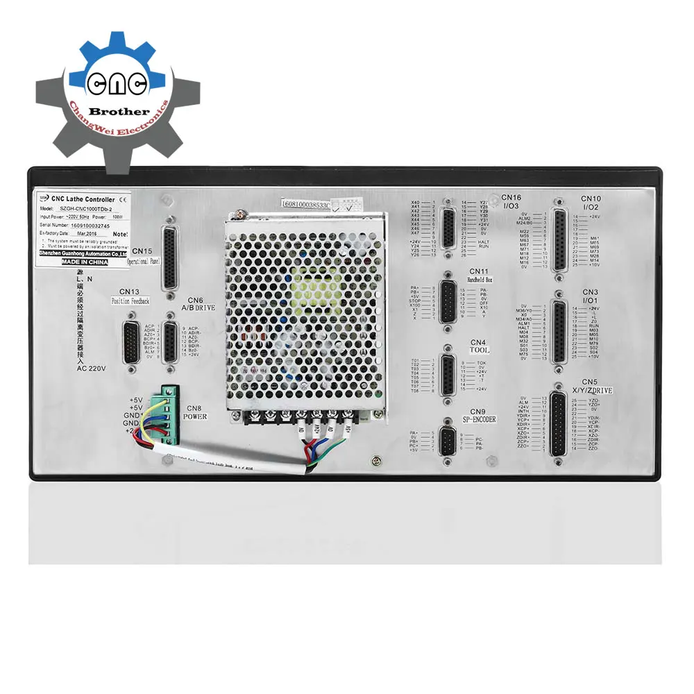 CNC 990TDc 1000TDc Lathe & Turnning Controller High-performance 2 Axis CNC Lathe Controller English Panel English Software