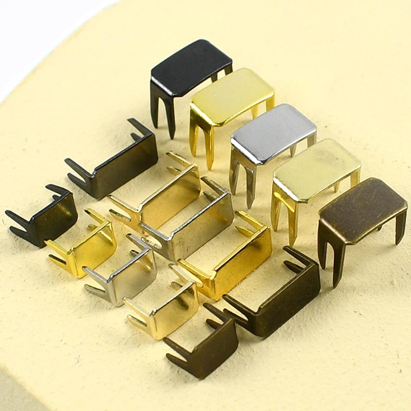 Meetee 3# 5# 8# 10# Sewing Zipper Tail Clips 20-100Pcs Clothes Closures Zippers End Lock Non-slip Zips Fastener Fix Zip Stopper