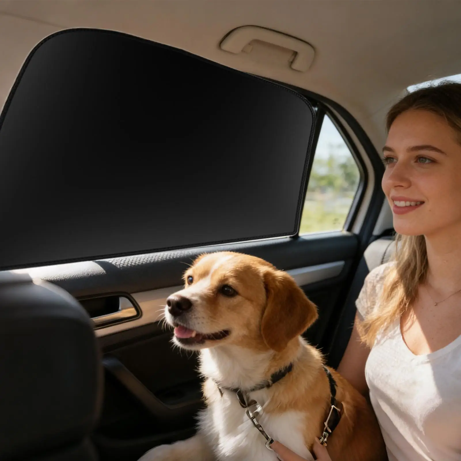 Car Window Glass Shades 4Pcs/set car privacy curtains magnetic side window heat insulation and sun protection covers