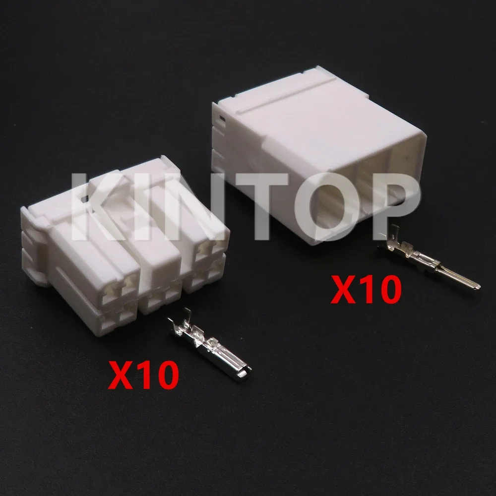 1 Set 10 Pins Auto Plastic Housing Unsealed Connector 174932-1 174465-1 AC Assembly Car Wire Harness Socket 368506-1 368541-1