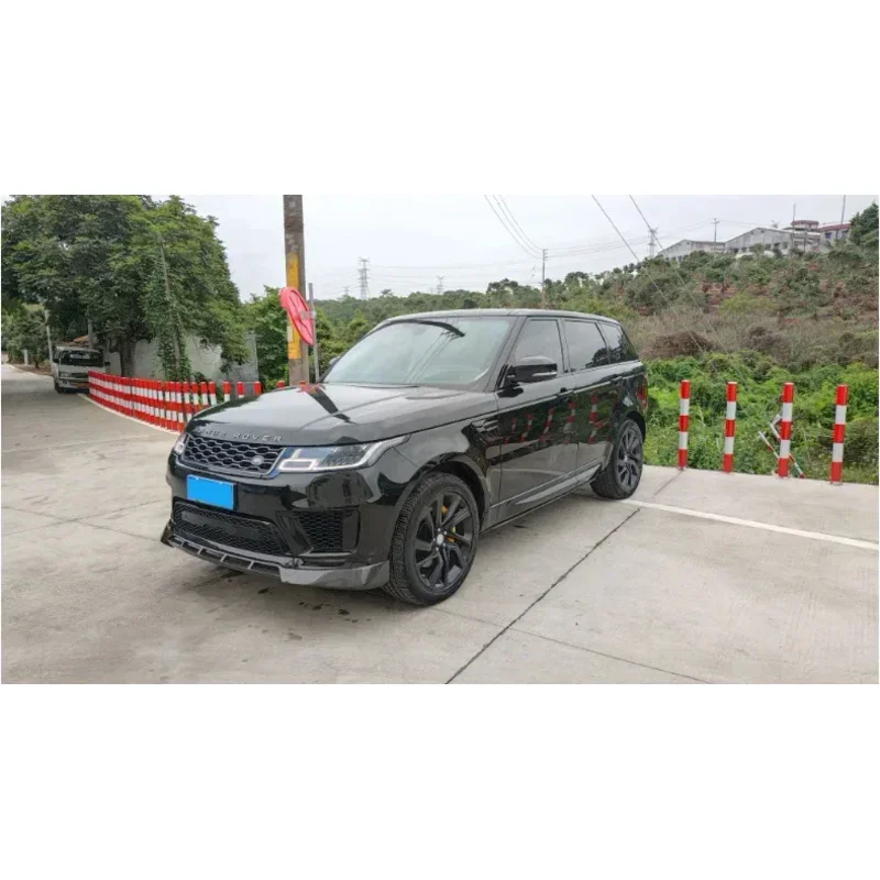 For Land Rover Range Rover Sport 2018-2022  High Quality Real Carbon Fiber Front Bumper Lip Splitter Diffuser Spoiler Body Kit