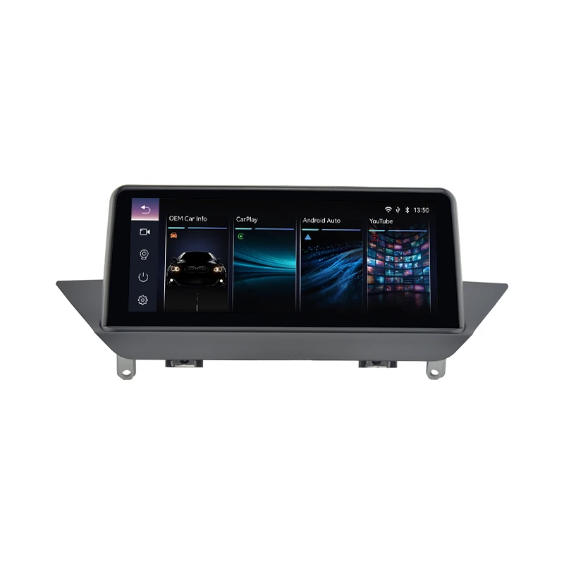 AUTOTOP 10,25 Zoll Linux Wireless Carplay Android Auto Touchscreen Autoradio für BMW X1 E84 2009-2015 CIC-System/ohne Werksbildschirm Youtube WiFi