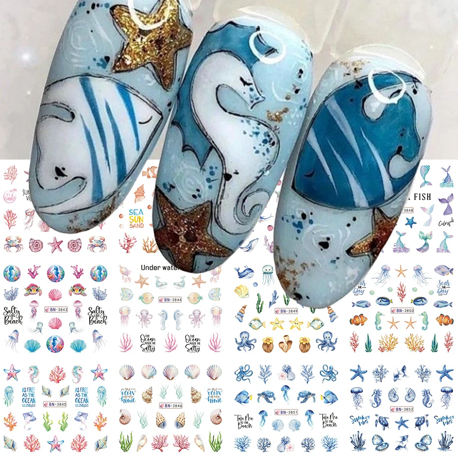 12 Stück Ozean-Themen-Wunder-N – Nail Art France Bewertung und Preis