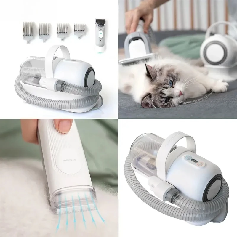and dog brush electric pet hair clipper fader vacuum cleaner kit