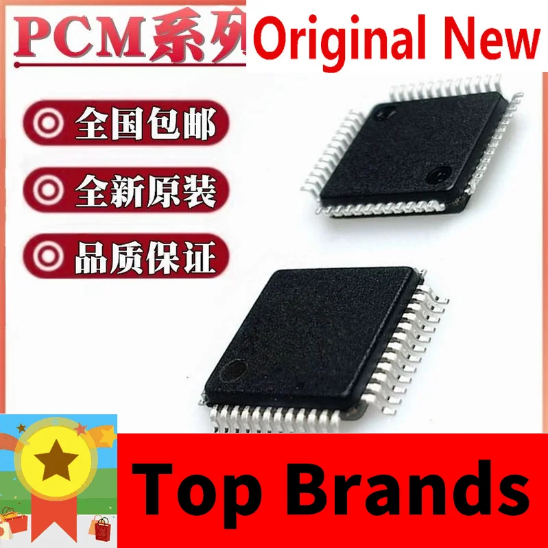 

10pieces NEW Original PCM 2912 9211 PTR PT APJT A APJTR AE4PJTR QFP48 32 IC Chipset