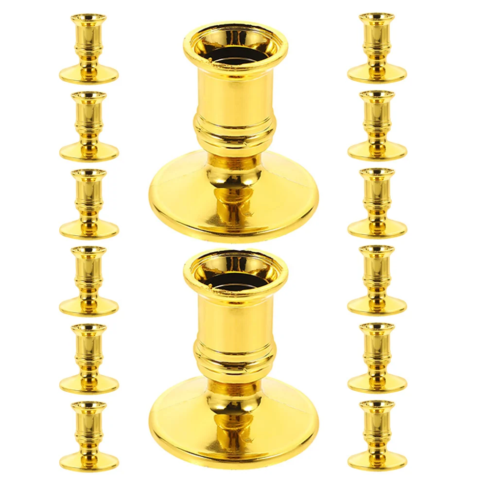 16 قطعة من حاملات عمود بلاستيكية ثابتة وأنيقة وخفيفة الوزن لحفلات الزفاف وعيد الشكر وعيد الميلاد #3