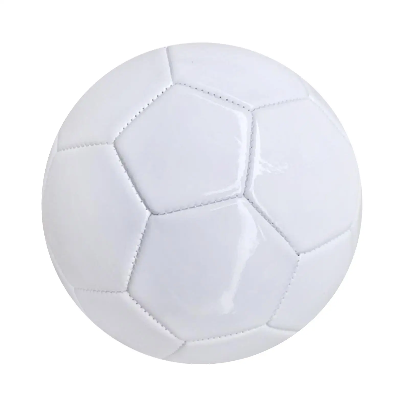 Balón de fútbol blanco, balón de entrenamiento de fútbol para niños y niñas, talla de competición 3