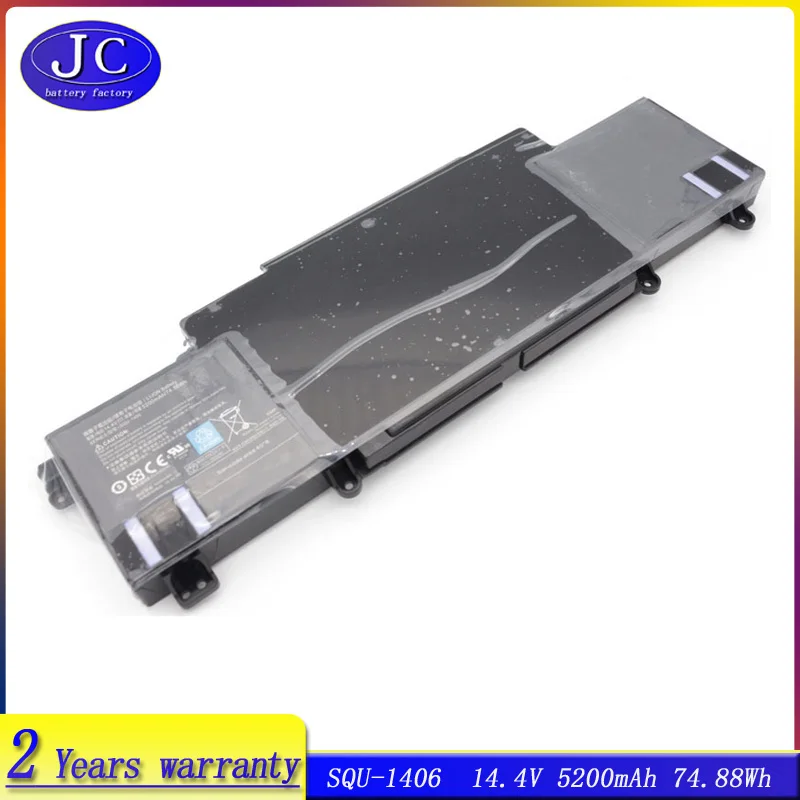 

JCLJF 14.4V 74.88WH New Laptop Battery For ThundeRobot 911-E1 911-T2A 911-S2B 911-T1 Chimera CX-9 SQU 1406 SQU-1406