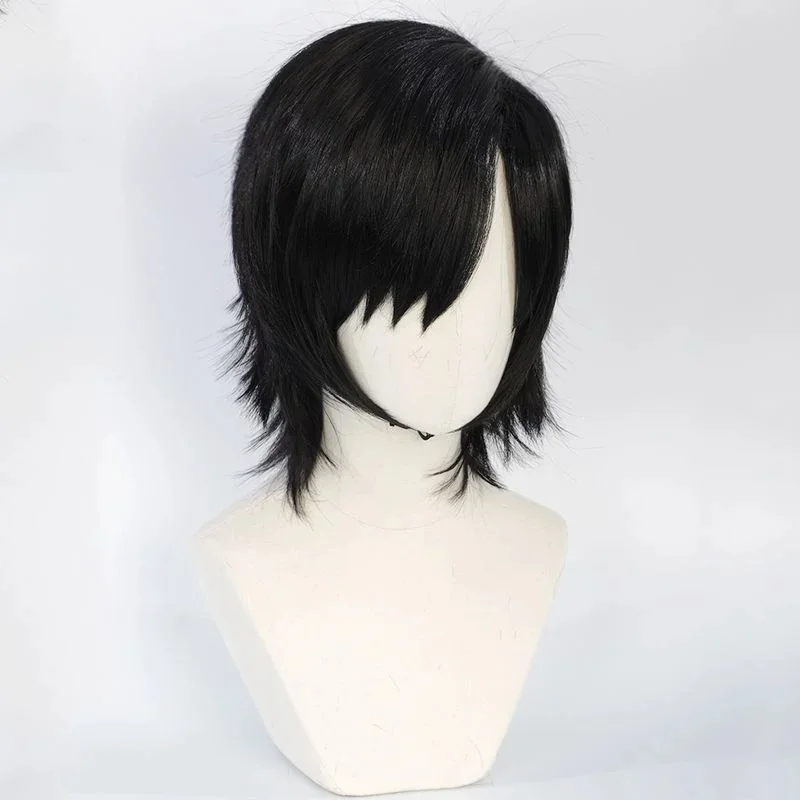 w,3;d'6.c\f/ABC123FF Yuffie Cosplay Synthetic Short Straight Wig Anime Coser Cute Girl Heat Resistant Fiber High2;a'5\f,8/h' view 4
