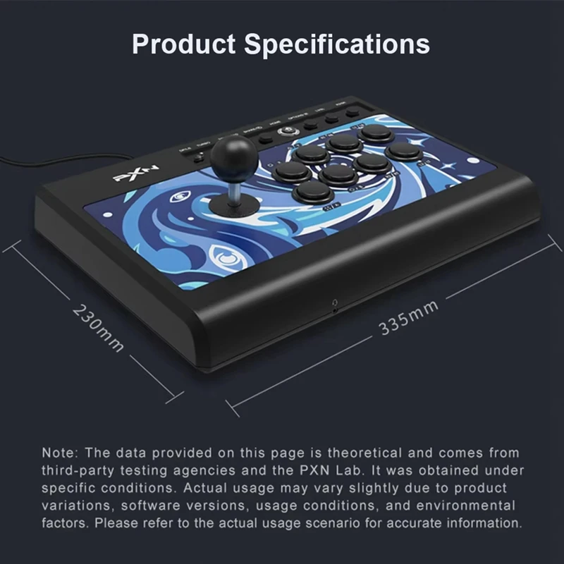 A69F-PXN-008 Kampf Joystick Arcade Game Controller Kampf Stick Für PS4/PS3/One/Nintendo Schalter King Of Fighters