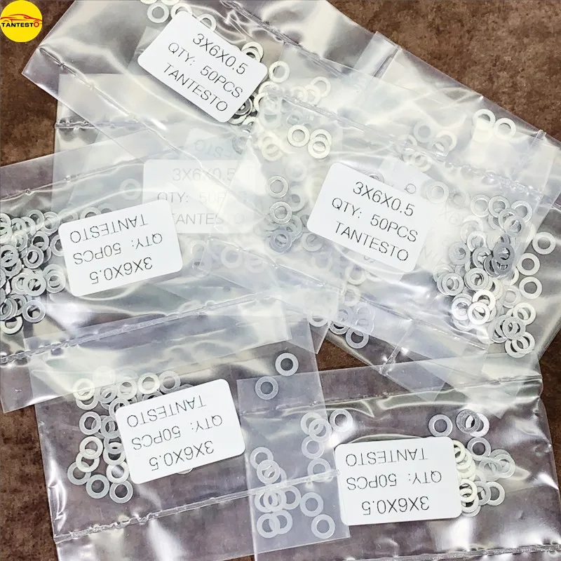 CRIN CRDI Diesel Injector Nozzle Afstellen Ring Pakking 3X6X0.5mm Reparatiesets