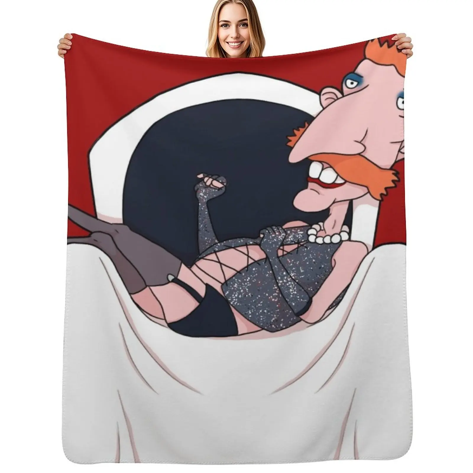 

The Wild Thornberry Picture Show Throw Blanket Stuffeds Hairy Decorative Throw valentine gift ideas Blankets
