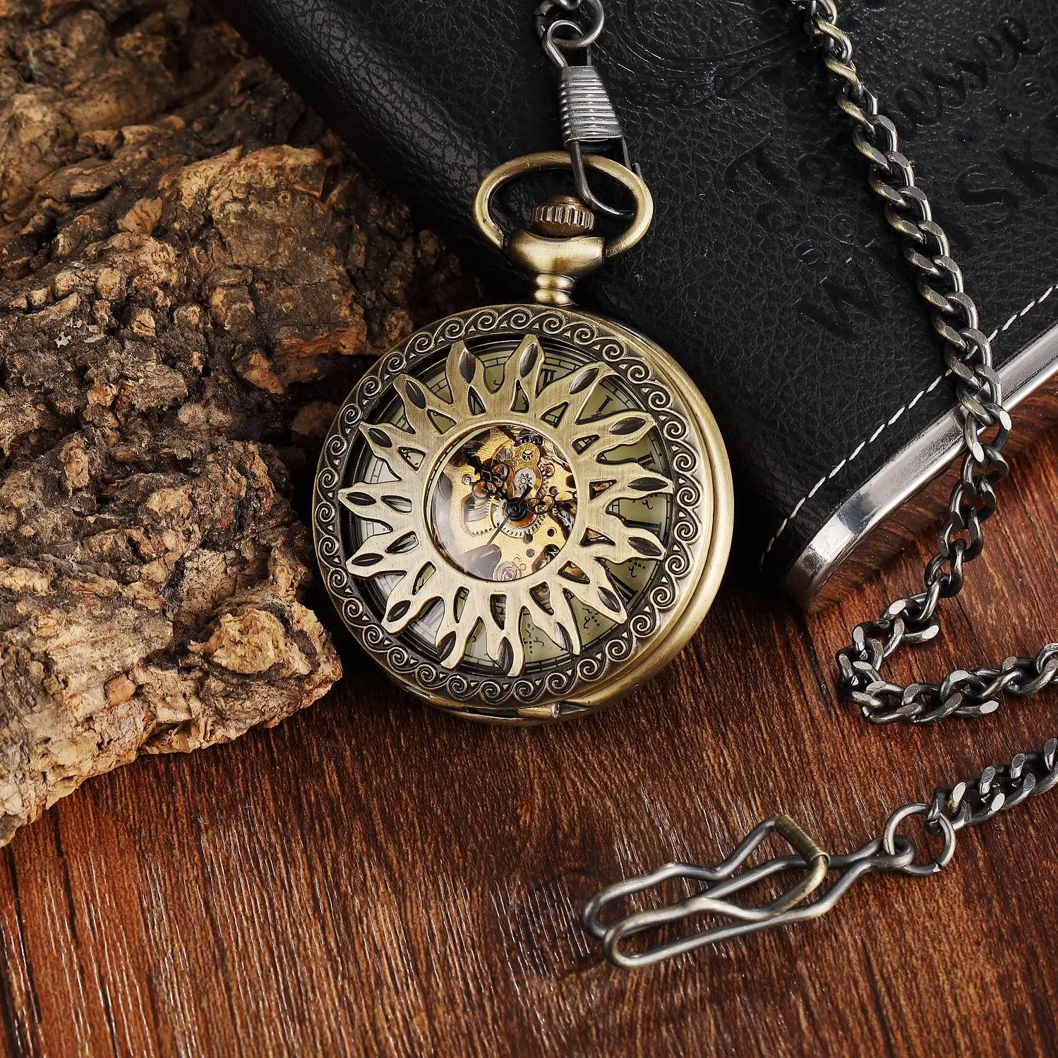sun-hollow-mechanical-pocket-watch-vintage-bronze-silver-hand-wind-steampunk-fob-watch-with-chain