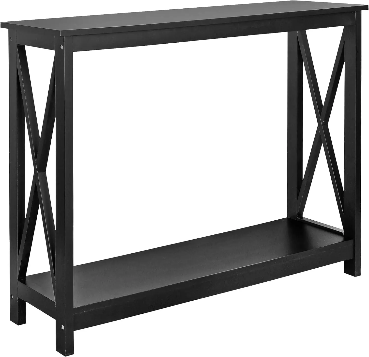 

Console Table, Entryway Table, Narrow Sofa Table with 2-Tier Shelves, Entrance Table for Living Room, Entryway, Hallway, Foyer