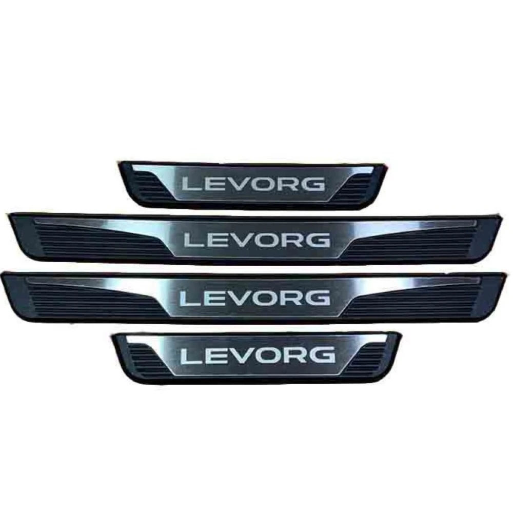 

For Subaru Levorg 2014-2023 2024 2025 2026 2027 Door Sill Plates Stainless Steel Plastic Interiors Stickers Styling 3d Auto Part
