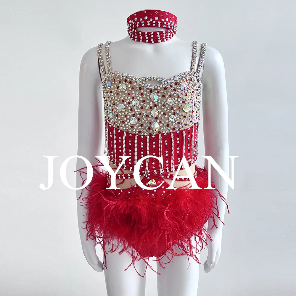 JoyCan فستان رقص غنائي ملابس رقص الجاز القطب ملابس الرقص فتاة أداء التدريب