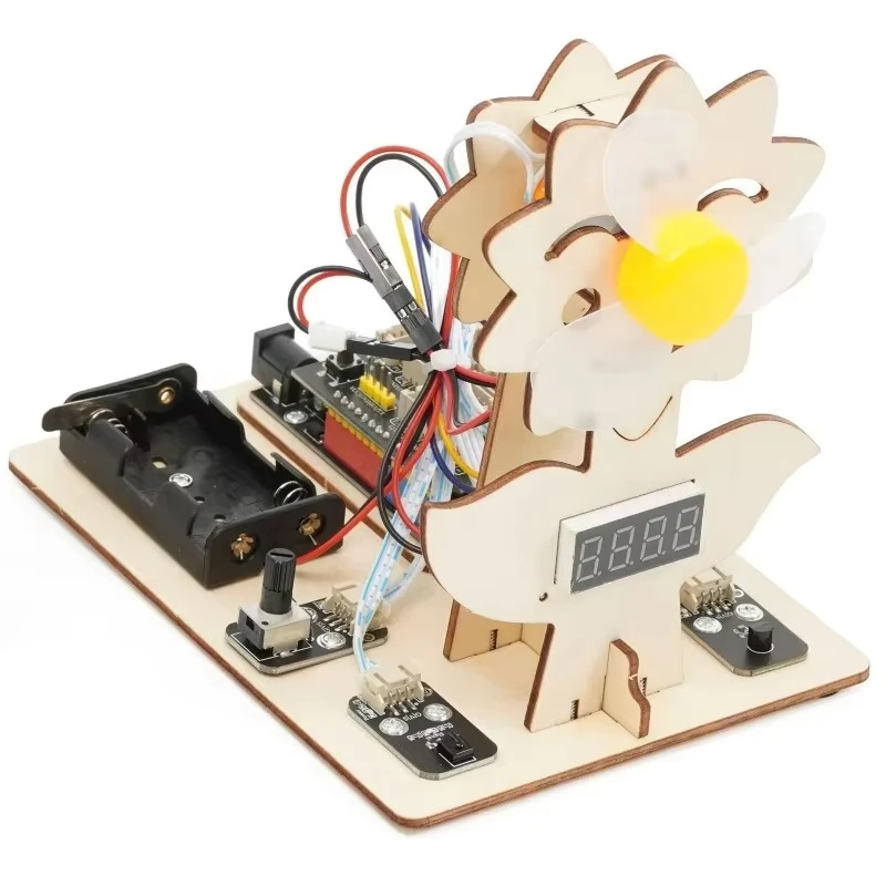 Graphically programmed toy robots, scientific experimental materials, programmable remote control fans