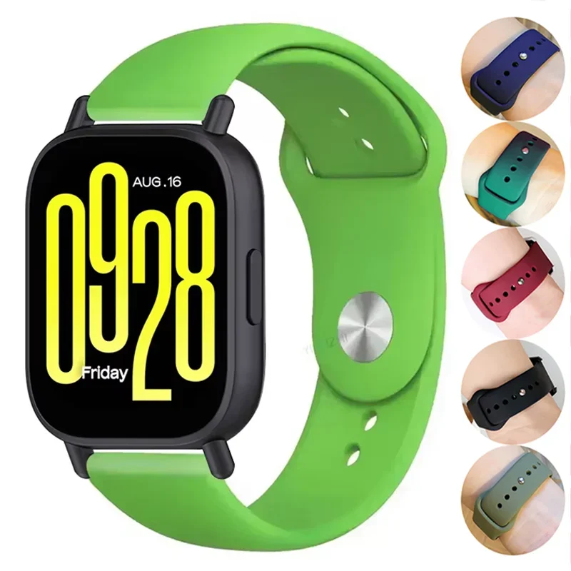 

Спортивный ремешок для часов Redmi Watch 5 lite/активный браслет, силиконовый браслет для samsung Galaxy FE 7 6 5 4 3 20 мм 22 мм ремешок для часов