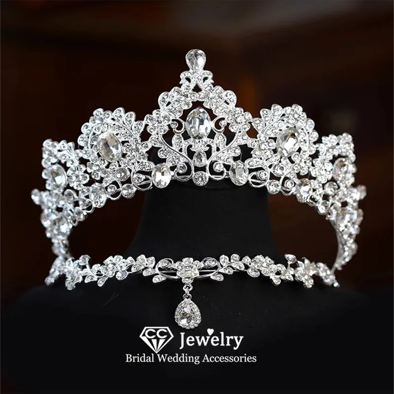 CC Crowns for Women Wedding Hair Accessories Bridal Headbands Engagement Headpiece Separable Leaf Shape Tiaras Coronets AN472