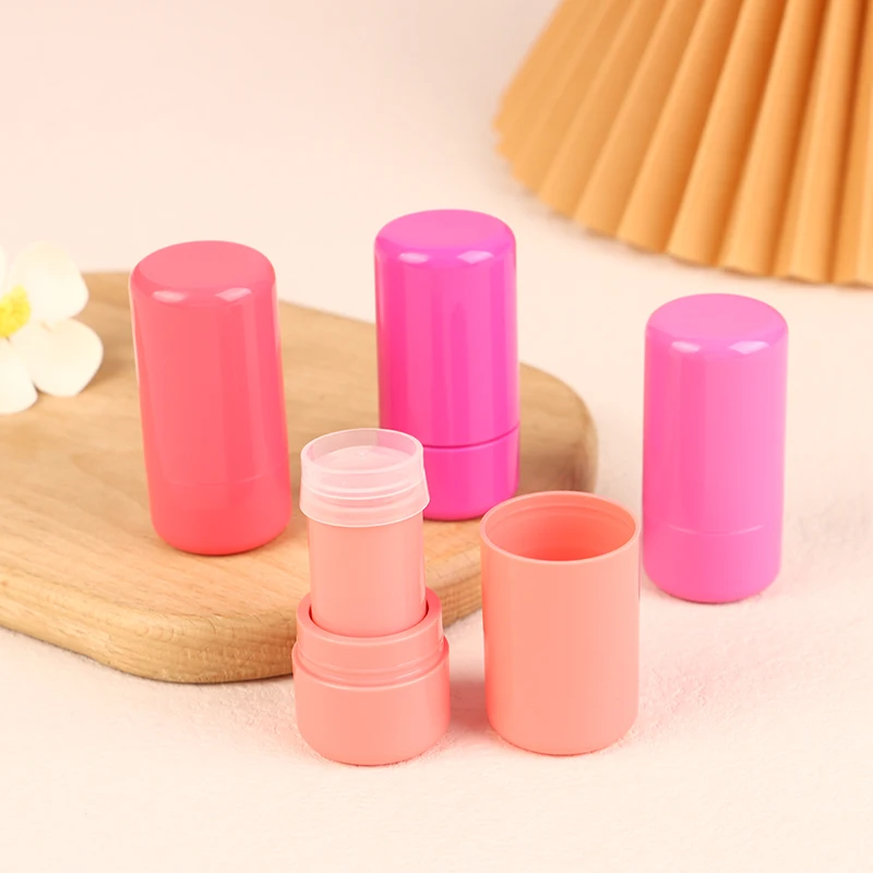 4g Refillable Lipstick Tube Lip Balm Container Rouge Tube Grooming Stick Cosmetic Containers Lotion Container Travel Bottle