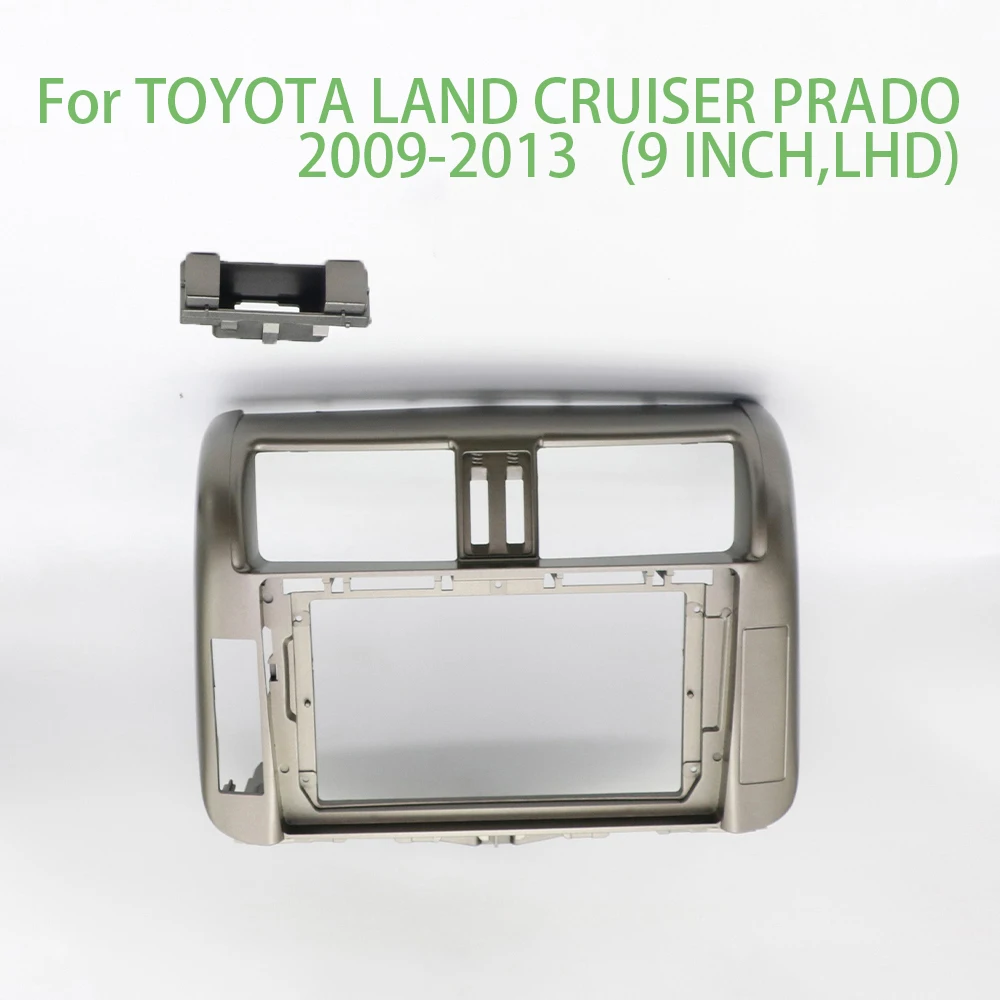 

For TOYOTA PRADO 2009-2014 Car Radio Fascia 10.1 inch 2 Din Stereo Player Install Surround Panel Dash Kit GPS Frame