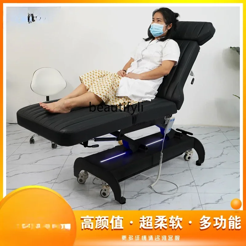 

YH YFull Electric Lifting Tattoo Embroidery Bed Multifunctional Beauty Luxury Body Spa Conditioning Bed