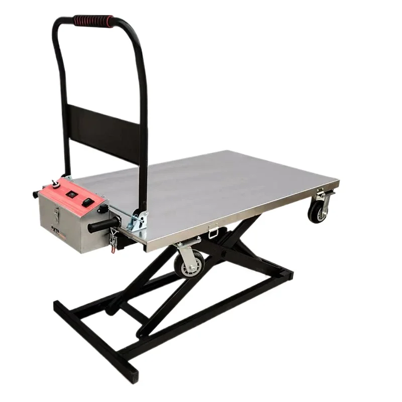 CX Electric Hand-Pushed Flatbed Carrier Multifunctional Hydraulic Lift Vehicle