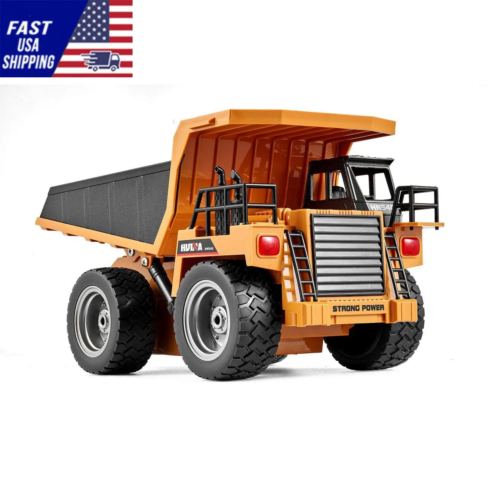 Christmas Gift! RC Remote Control Dump Truck Toy Construction Vehicle Toy 9CH 1:18 Scale