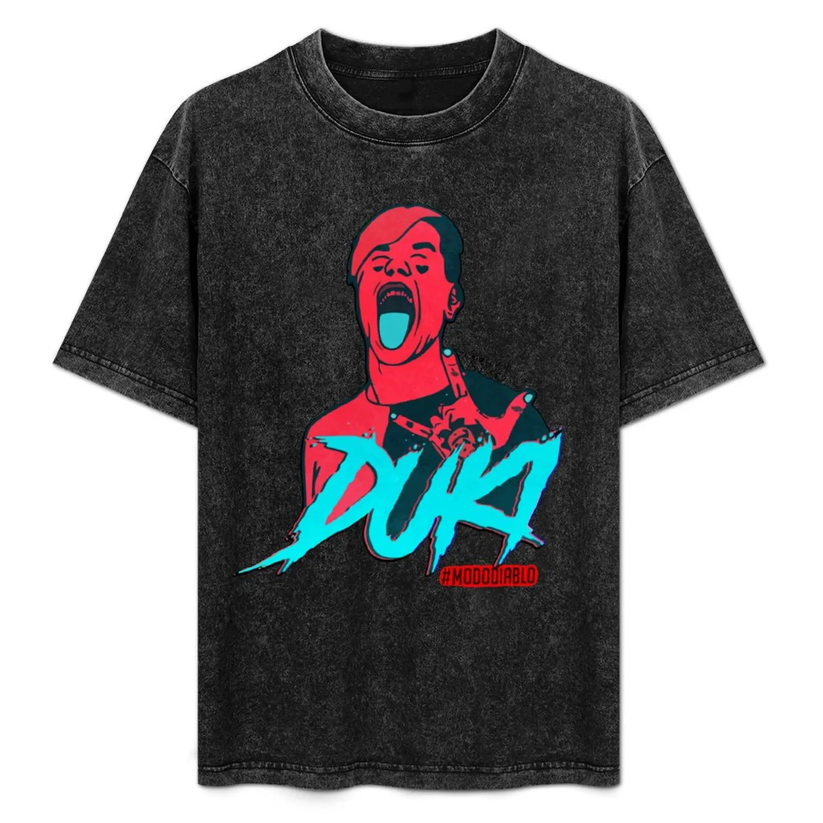 

ДУКИ - # Футболка MODODIABLO, модная повседневная футболка в уличном стиле