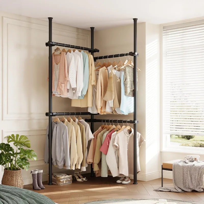 Indomitable hanger 38 pipe diameter bold thickened support rod hanger assembly cloakroom rack simple floor bedroom
