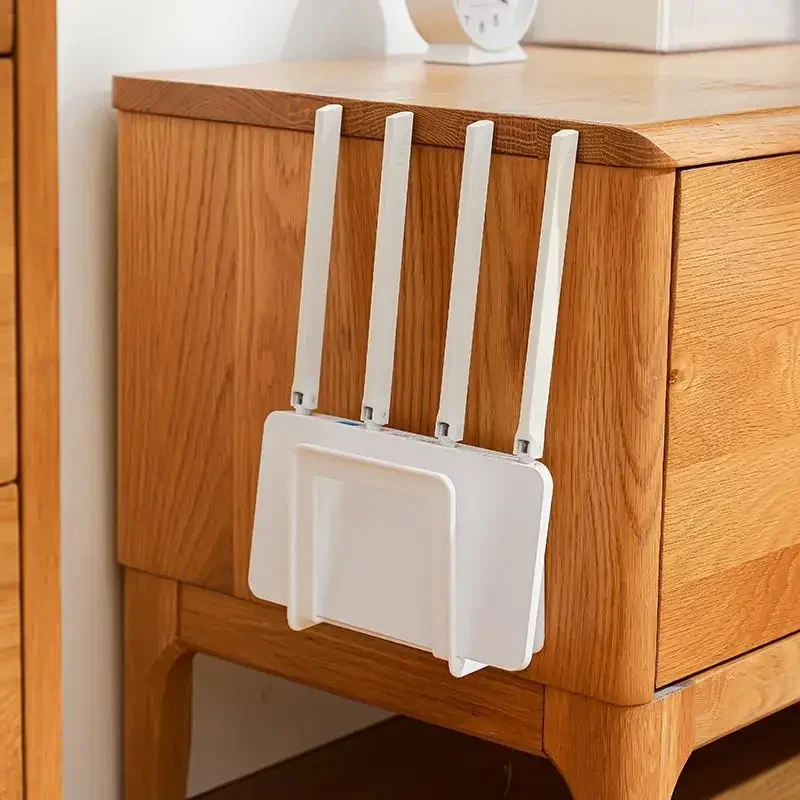 Home Router กล่องเก็บไร้สาย WIFI TV Set-Top Box ติดผนังชั้นเก็บสําหรับห้องนั่งเล่นห้องนอน Sorting Storage