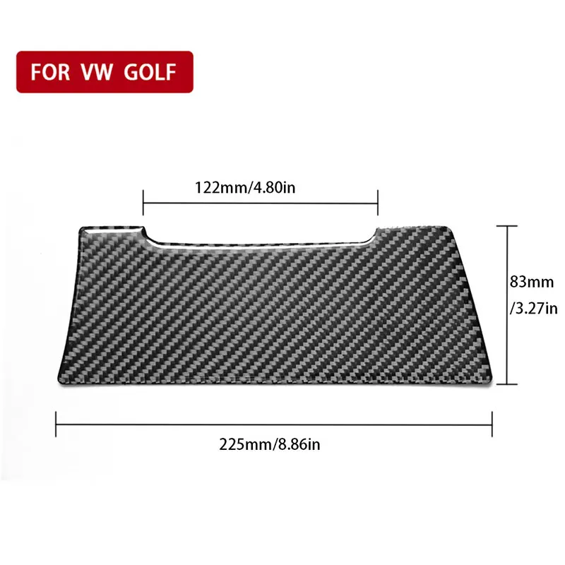 Carbon Fiber Decor Accessories Car Transmission Shift Panel Headlight Frame Decor For VW Golf 7 GTI R GTE GTD MK7 2013-2019