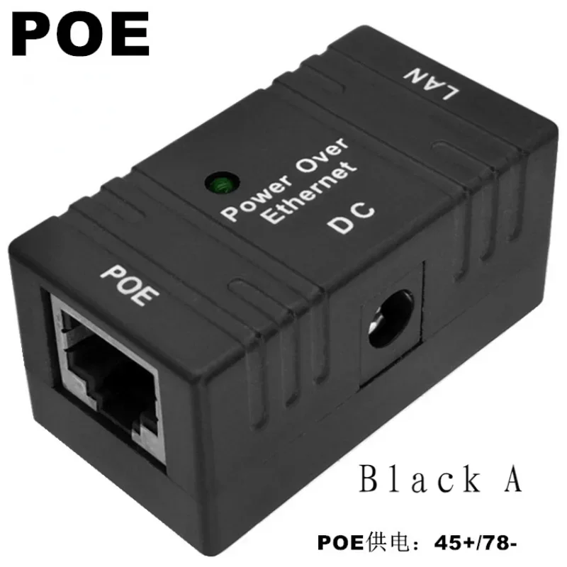 Poe injector100Mbps 5V 12V 24V 48V/1A  Power Splitter for IP Camera POE Adapter Module Accessories