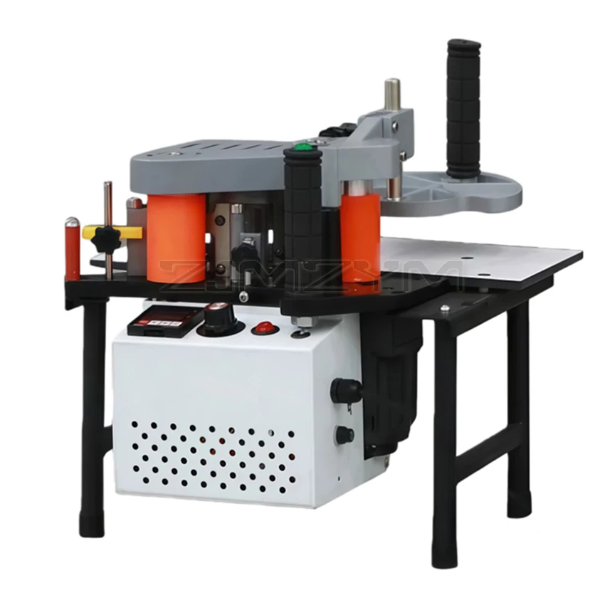 1200W Portable Edge Banding Machine Double-Side Gluing For Woodworking Small Edge Banding Machine with Stand 220V