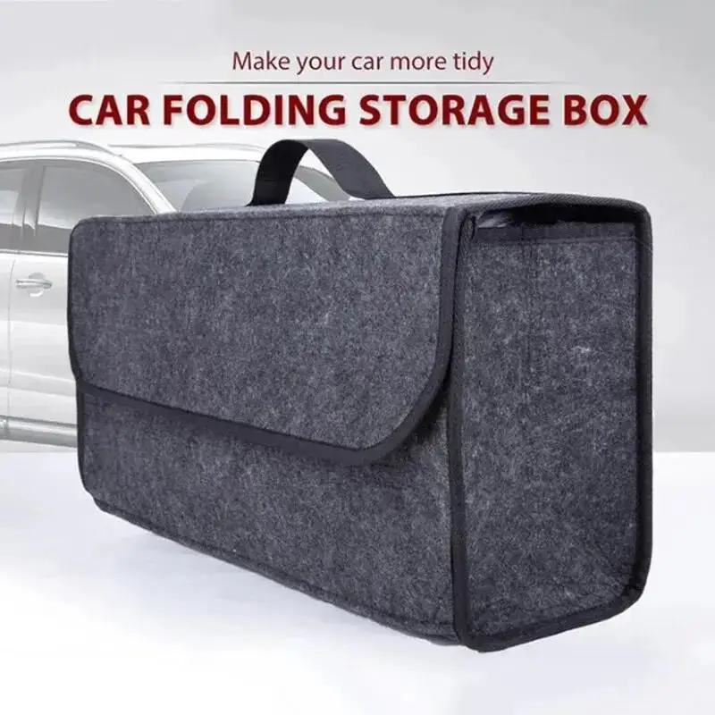 Large Car Organizer Bag Car Trunk Organizer Anti Slip Compartment Boot Storage Organizer Tool Car Storage Bag Organizer for Trun