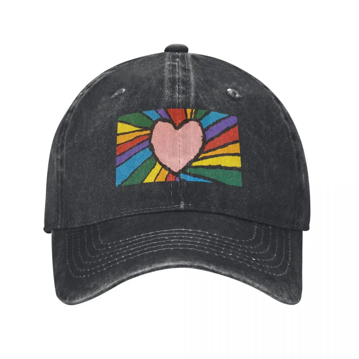 Love burst Baseball Cap Golf Hat Ball Cap Big Size Hat Men's Baseball Women's