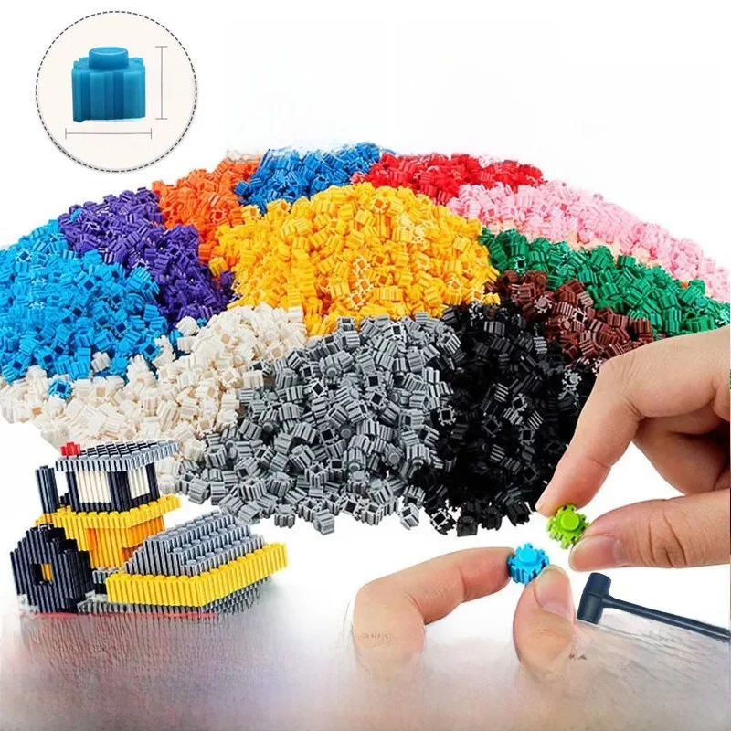 DIY  Particle Series Building Blocks Toys for Children Intelligence Development Educational DIY Assembly Toys Brain Power
