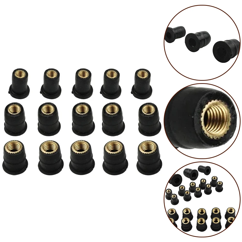 ติดตั้งง่าย น็อตยางกระจกหน้ารถมอเตอร์ไซค์ ตัวเลือกติดตั้งง่าย ATV เนื้อหาแพ็คเกจประสิทธิภาพยาวนาน