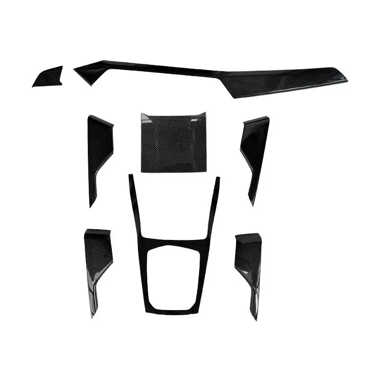 

Suitable for 8 pieces of dry carbon fiber interior kit decorative covers suitable Suitable for BMW X6 G06 2020-2022