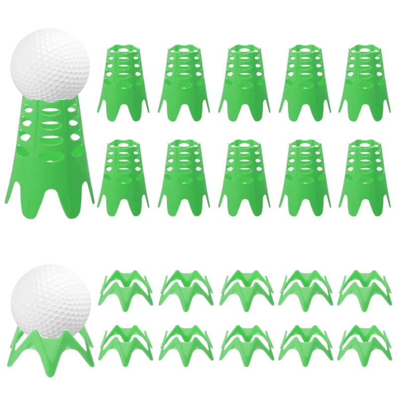 20pcs Golf Tees Plastic Golf Simulator Tees Practice Training Golf Mat Tees for Home Outside Sports-Lover Athletes