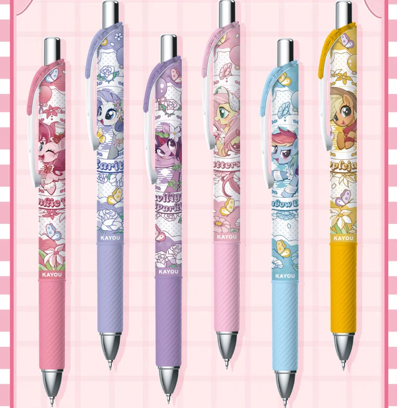 Genuine Kayou My Little Pony Black Neutral Pen Friendship Pen Jiqi Fantasy Edition Press Sign Water Pen Festival Gifts For Fans