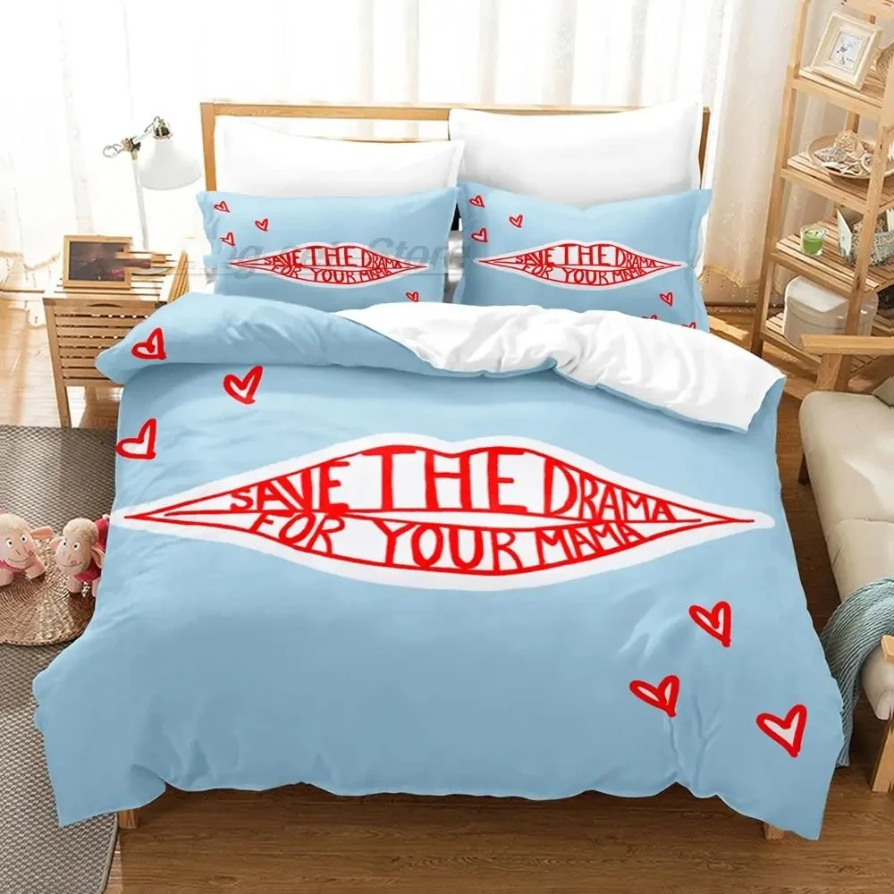 

SAVE THE DRAMA FOR YOUR MAMA Bedding Set Single Twin Full Queen King Size Bed Set Aldult Kid Bedroom Duvetcover Sets 3D 2022