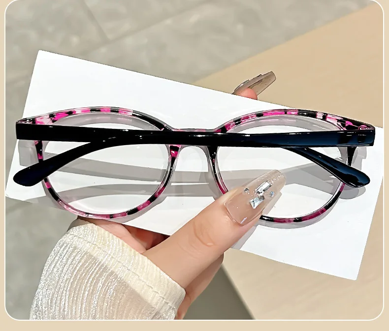 Modische bedruckte Lesebrille, Anti-Blaulicht-Brille für Menschen mittleren Alters und ältere Menschen, Retro-Lesebrille für Frauen – Detail 12