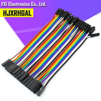 Dupont line 40pcs 10cm 2.54mm 1p-1p Pin Female to Female Color Breadboard Cable Jump Wire Jumper For Arduino